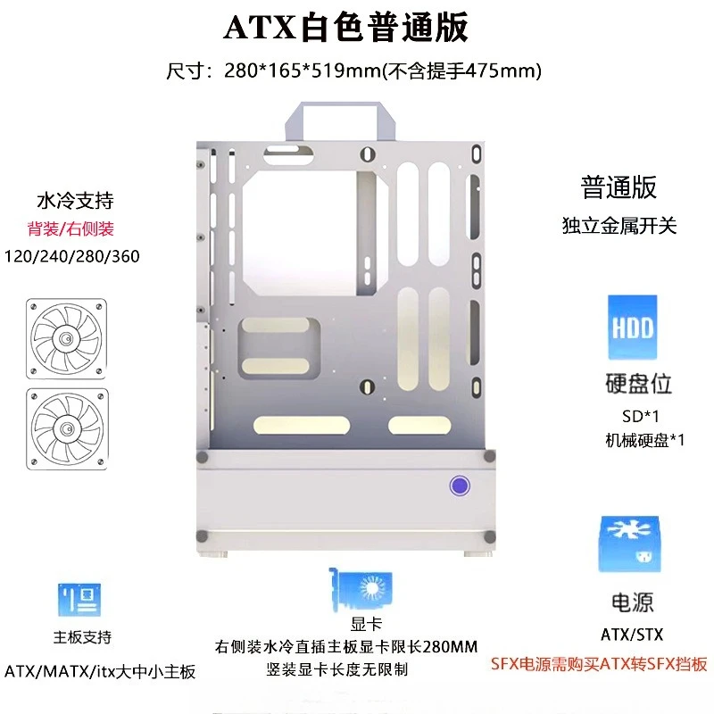 Obudowa PC Open Chassis 240/36 – Atx Case recenzja i cena