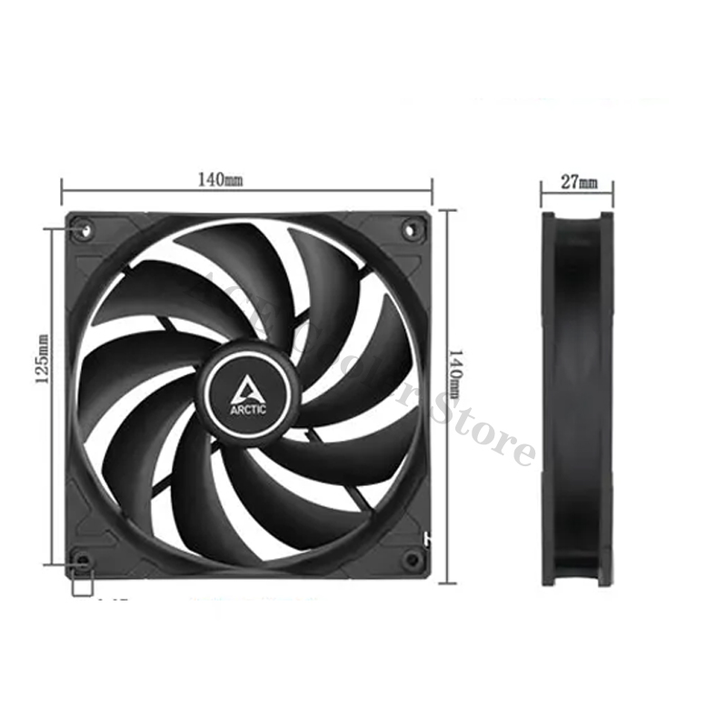 ARCTIC F14 PWM PST/CO, czarny  – Case Fan Controller recenzja i cena